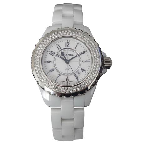 montre chanel blanche femme|where to buy chanel watch.